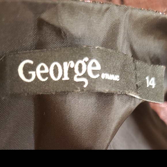 George | Purple Metallic Dress - Picture 5 of 7